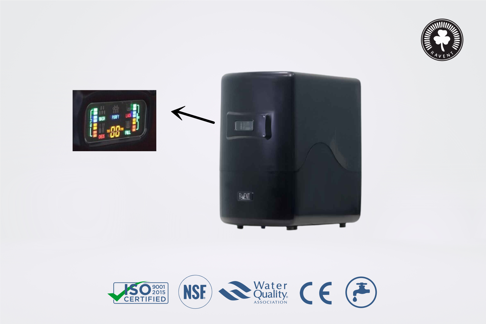 ravent dijital arıtma cihazı